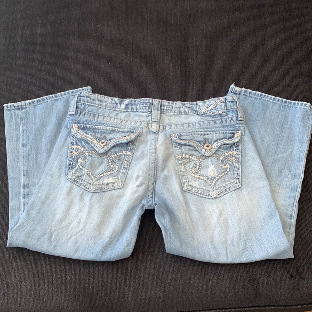 Big Star Low Rise Casey Cropped Jeans 29